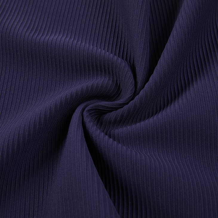 Ribbed Nylon Spandex Knit Fabric