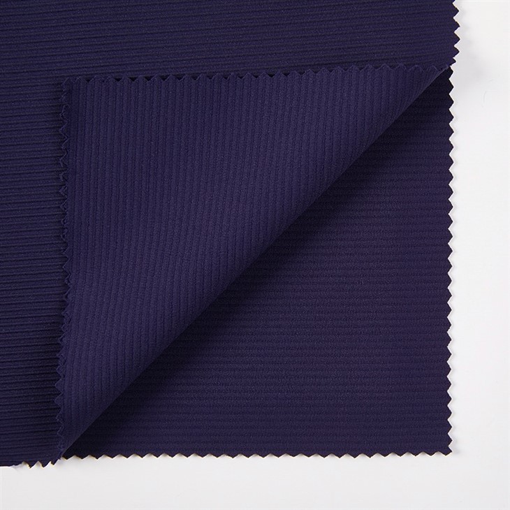 Ribbed Nylon Spandex Knit Fabric high quality